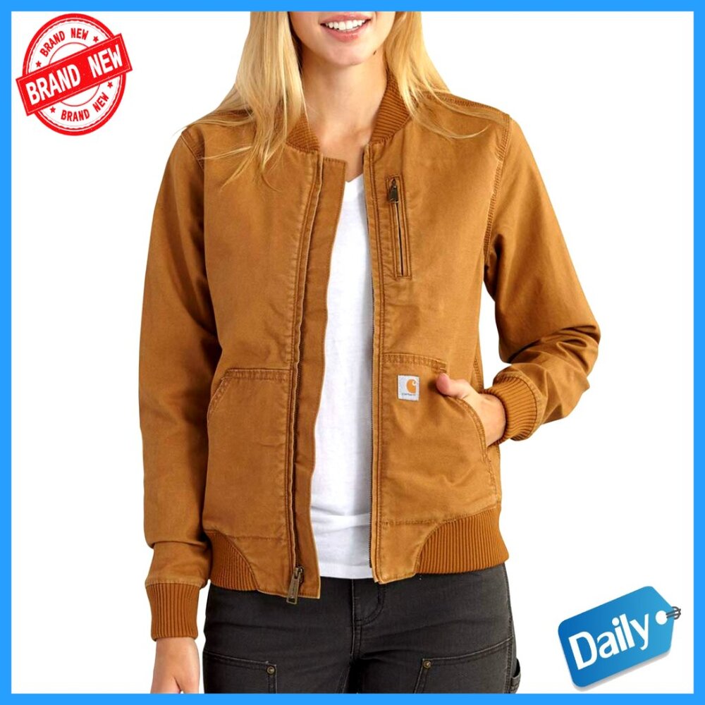 Canvas Bomber Jacket Rugged Flex Stretch Work To Dinner Utility Chic